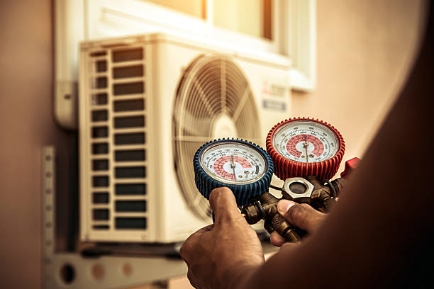 Professional Ductwork Repair technician working in Needham, IN